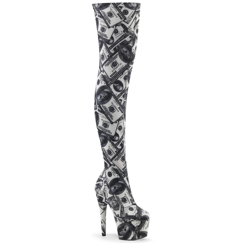 ADORE-3000DP Wht-Blk Str. Fabric/Wht-Blk Fabric