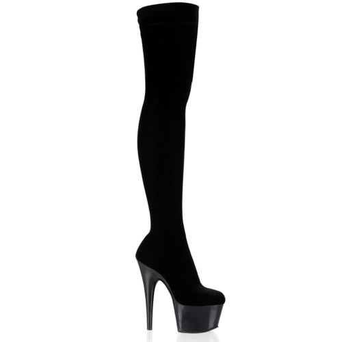 ADORE-3002 Blk Str Velvet/Blk