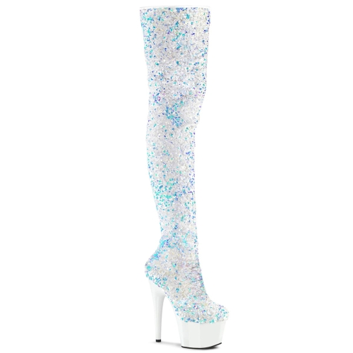 ADORE-3020 Wht Multi Sequins/Wht