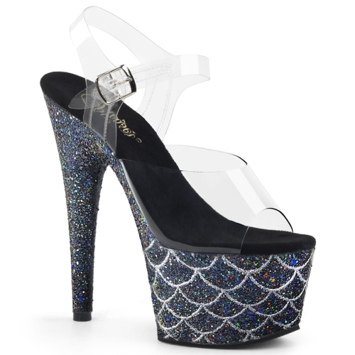 ADORE-708MSLG Clr/Blk Multi Glitter