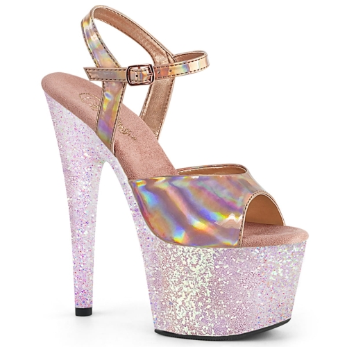 ADORE-709HGG Rose Gold Hologram/Opal Multi Glitter