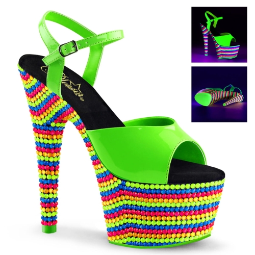 ADORE-709RBS Neon Green Pat/Neon Multi