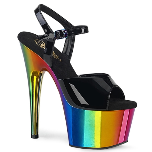 ADORE-709RC Blk Pat/Rainbow Chrome