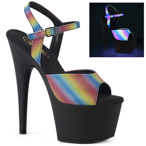 ADORE-709REFL-02 Rainbow Reflective/Blk Matte