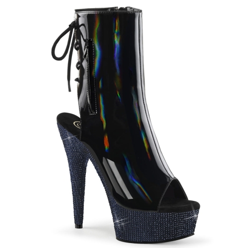 BEJEWELED-1018DM-6 Blk Holo Pat/Midnight Blk RS