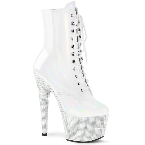 BEJEWELED-1020-7 Wht Holo Pat/Wht RS
