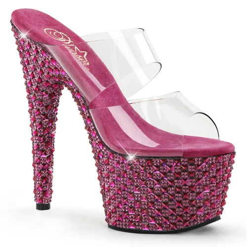 BEJEWELED-702PS Clr/Hot Pink RS