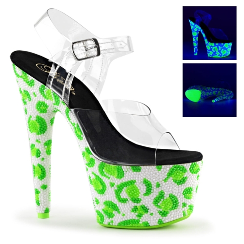 BEJEWELED-708UVLP Clr/Neon Wht-Neon Green