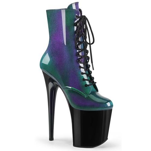 FLAMINGO-1020SHG Purple-Green/Blk