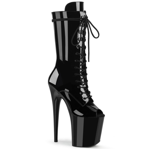 FLAMINGO-1051 Blk Pat/Blk