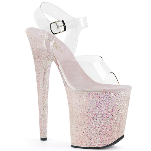 FLAMINGO-808LG Clr/Opal Multi Glitter