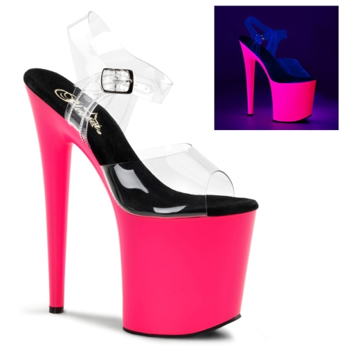 FLAMINGO-808UV Clr/Neon Pink