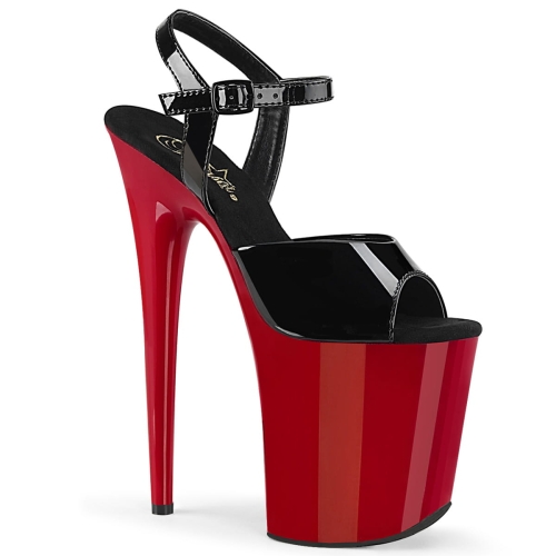 FLAMINGO-809 Blk Pat/Red