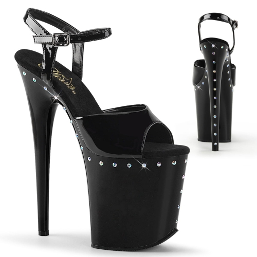 FLAMINGO-809ABLS Blk Pat/Blk