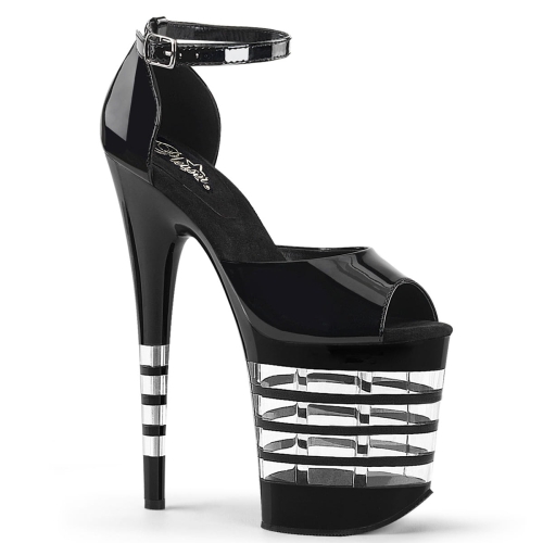 FLAMINGO-889LN Blk Pat/Blk
