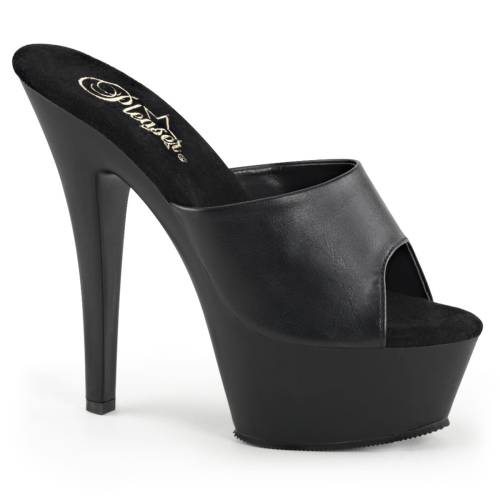 KISS-201 Blk Faux Leather/Blk Matte