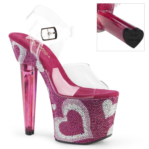 LOVESICK-708HEART Clr/H. Pink-Wht RS