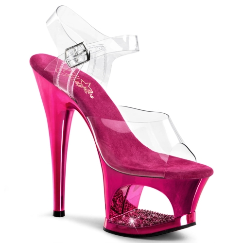 MOON-708DMCH Clr/Fuchsia Chrome