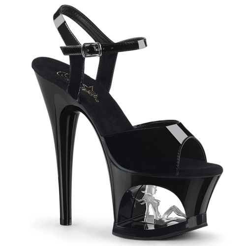 MOON-709TG Blk Pat/Blk-Slv