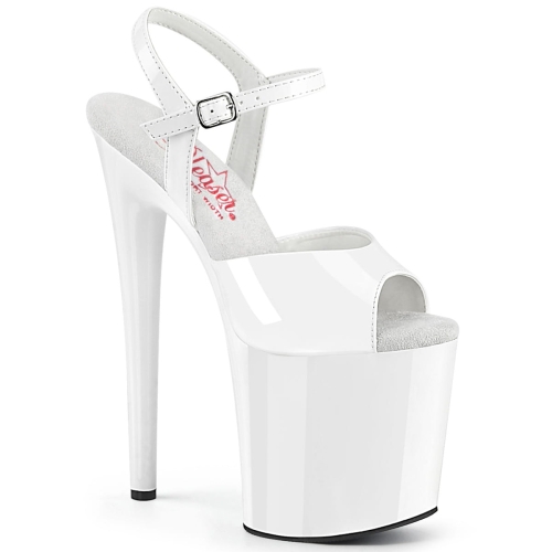 NAUGHTY-809 Wht Pat/Wht