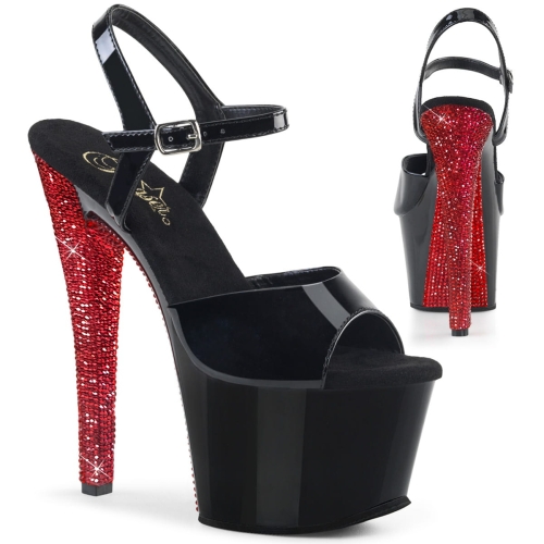 SKY-309CHRS Blk/Blk-Red RSTN