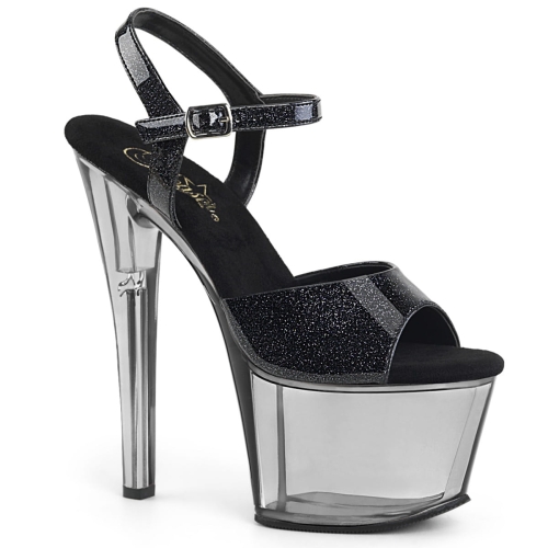 SKY-309GPT Blk Glitter Pat/Smoke Tinted