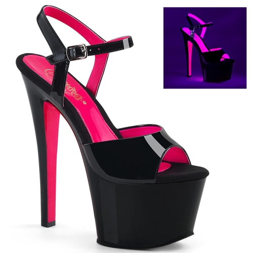 SKY-309TT Blk Pat/Blk-Neon H. Pink