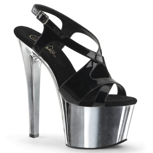 SKY-330 Blk Pat/Slv Chrome