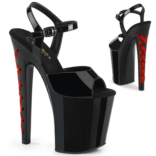 XTREME-809CLH Blk Pat/Blk-Red