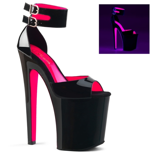 XTREME-875TT Blk Pat-Neon H. Pink/Blk