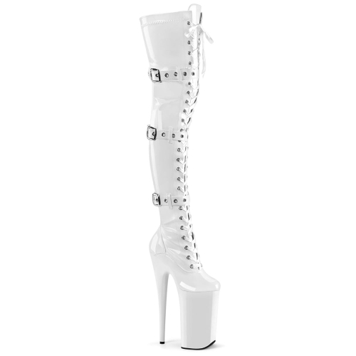 BEYOND-3028 Wht Str Pat/Wht